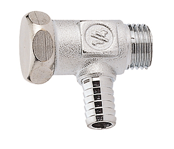 Эскиз Кран шаровой со спускным устройством Giacomini R65D 3/8″ Ду10 Ру10 стандартнопроходной, хромированный, наружная резьба/штуцер, под ключ (R65DX012)