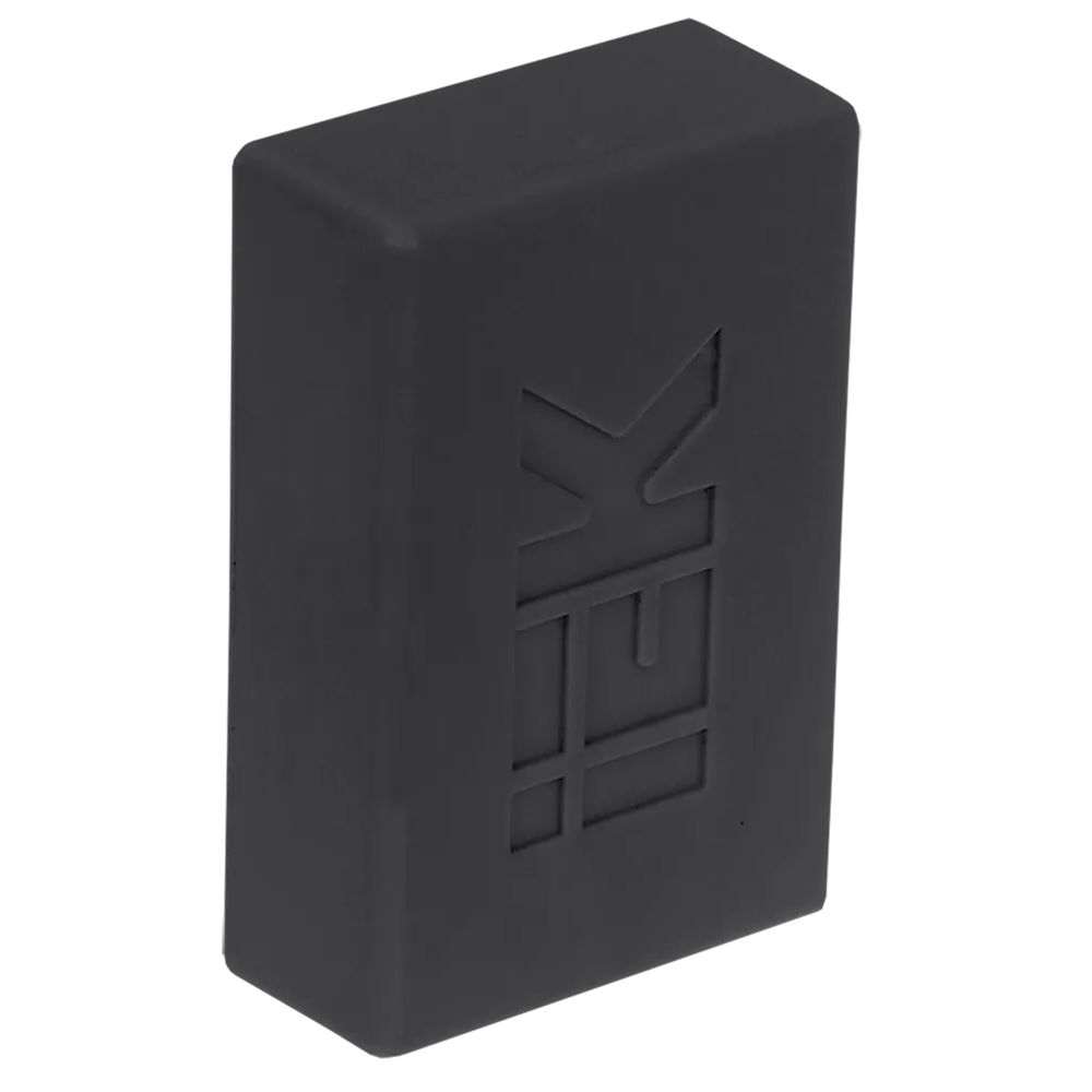 Заглушка IEK Элекор КМЗ 16x16 мм, комплект 4 шт, материал - пластик, цвет черный