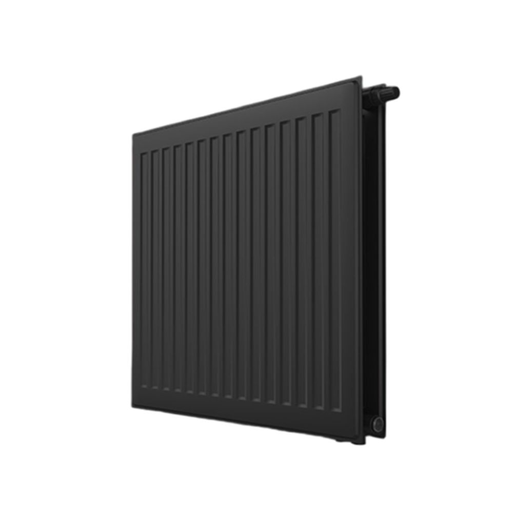 Радиатор панельный Royal Thermo Ventil Hygiene VH10-500 2600 мм стальной, нижнее подключение, межосевое расстояние 50 мм, цвет Noir Sable черный