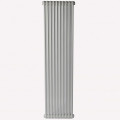 Радиатор стальной трубчатый IRSAP Tesi 4 высота 1800 мм, 7 секций, теплоотдача 1924 Вт, присоединение G1/2″, нижнее подключение - термостат снизу T26, цвет - серебристо-серый