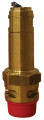 Клапан предохранительный ПРЕГРАН КПП 495-04-25-ОМ3 Ду25 Ру25 1" полноподъемный резьбовой, корпус - нержавеющая сталь, со свободным истечением