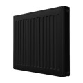 Радиатор панельный Royal Thermo COMPACT C11-300-800 Noir Sable 0.617 кВт настенный, присоединение резьбовое - 1/2″, подключение - боковое, универсальное, стальной, цвет - черный