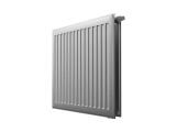 Радиатор стальной панельный Royal Thermo Ventil Hygiene VH20 0.61 кВт настенный, высота - 400 мм, длина - 500 мм, тип подключения - нижнее, присоединение резьбовое - 1/2", цвет - серый Silver Satin