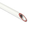 Труба полипропиленовая Pro Aqua RUBIS Дн110 Ру20 SDR7.4, длина 4 м, армированная стекловолокном с толщиной стенки 15.1 мм, белая