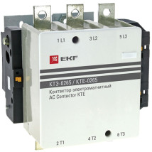 Контактор электромагнитный EKF КТЭ-265 3NO 1NO, катушка управления 400В, рабочий ток 265А AC