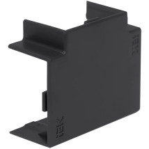 Угол Т-образный IEK Элекор КМТ 16x16 для кабель-канала, корпус - пластик, комплект 4 шт, цвет - черный